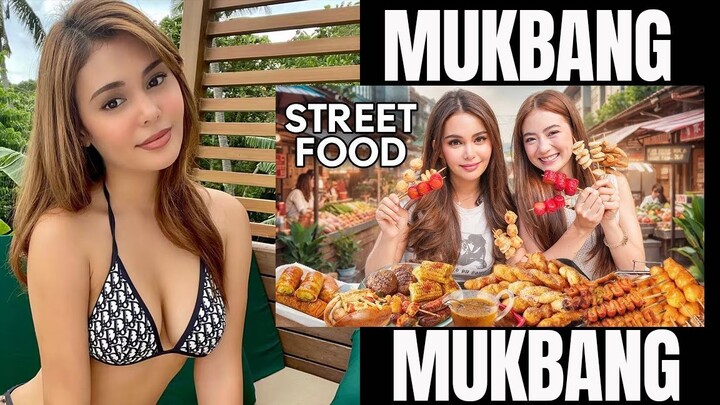 STREET FOOD MUKBANG WITH FYANG - IVANA ALAWI
