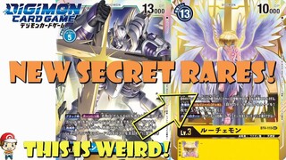 New Secret Rare Digimon Revealed! Weirdest Card Ever! (BT4 - Great Legend Reveals)