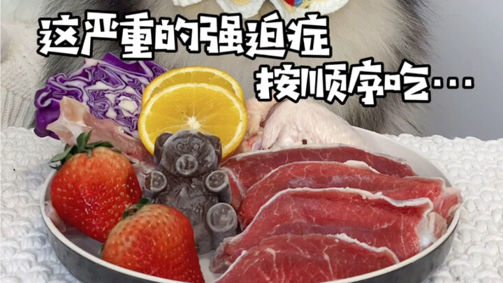 When my dog even has OCD about eating…