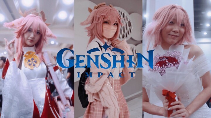 BEST YAE MIKO COSPLAY! #cosplay #yaemiko #keepposting7