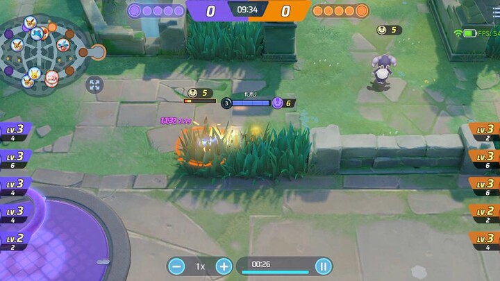 Damage ( Leafeon VS Mewtwo X ) PoKéMoN UNITE