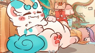 兔爷玩的真欢花！