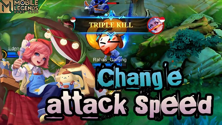 FULL ATTACK SPEED‼️CHANG'E JADI MACHINE GUN❗🔥🔥