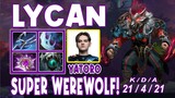 Yatoro Lycan Hard Carry Gameplay 21 KILLS | SUPER WEREWOLF! | Dota 2 Expo TV