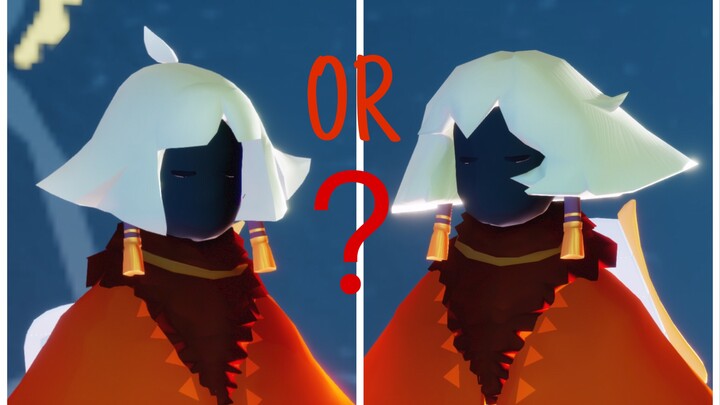 【sky光遇】发型基本科普：霞谷掐腰先祖发型与霞谷毕业发型