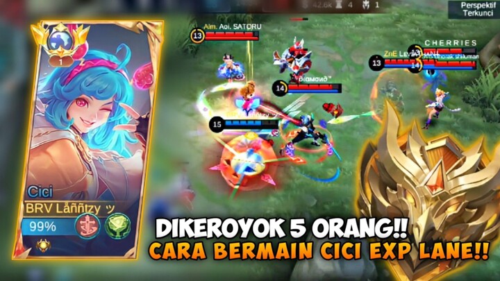 TIPS BERMAIN CICI EXP LANE UNTUK PEMULA!! TUTORIAL BERMAIN CICI - MLBB