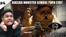 DIKEJAR MONSTER GEMBUL TWIN CHEF - Little Nightmare Part 4