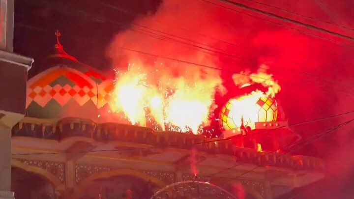 fireworks during Eid