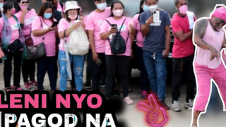 เต้นรำที่ชุมนุมของ LENI "เล่นตลกสาธารณะ" คนเยอะ