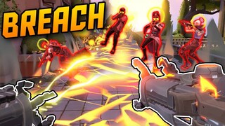 THE POWER OF BREACH - 200 IQ Engages and Combos - VALORANT