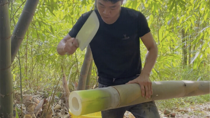这样砍笋才过瘾！