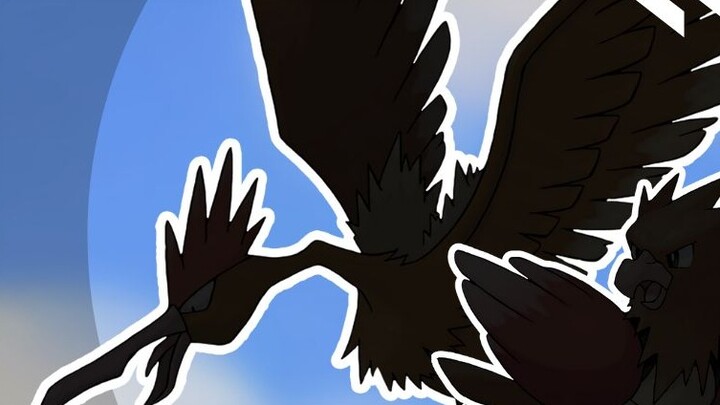 [Pokémon for eating 021 022] Pidgeot's mortal enemy, the fake Ho-Oh | Spearow and Toucan