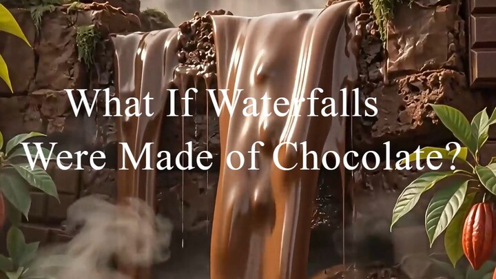 What If Waterfalls Were Made of Chocolate? 🍫🏞️