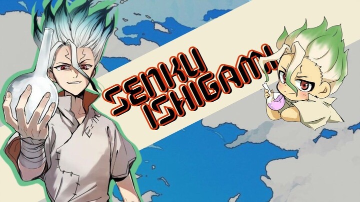 Menggambar Senku Ishigami (Dr. Stone). Abis nonton ini lngsung berotak Senku😎