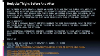 Bodytite Thighs Before And After