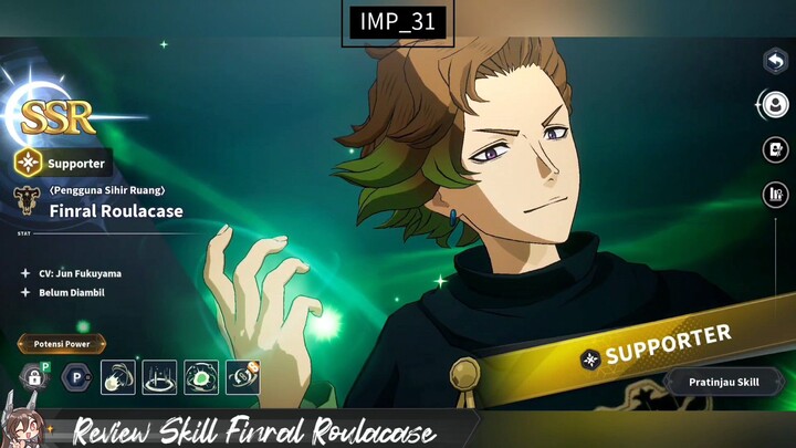 Review Skill Finral Roulacase Black Clover Mobile