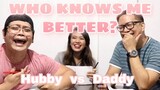 WHO KNOWS ME BETTER CHALLENGE|Daddy vs Hubby | ZanGelo Vlogs