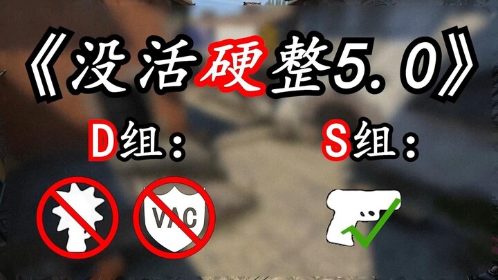 5个插了U盘的D能打过5个只能打手枪的S吗？【CSGO没活硬整EP.5】