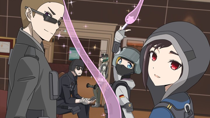 Miss Sparkle wants me to cut the wall? ~The offensive and defensive brain battle of the operators~【R