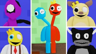 All Morphs + New Spongebob Blue in Rainbow Friends Chapter 2 Morphs Roblox