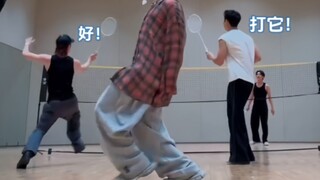【奎八】“有人教我打羽毛球的话，我会努力加油的”