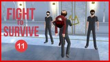 [Film] FIGHT TO SURVIVE: Who is the killer? - Episode 11 || SAKURA School Simulator