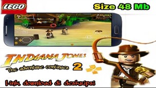 HOW TO DOWNLOAD LEGO INDIANA JONES 2 THE ADVENTURE CONTINUES FOR ANDROID PPSSPP - 48Mb only