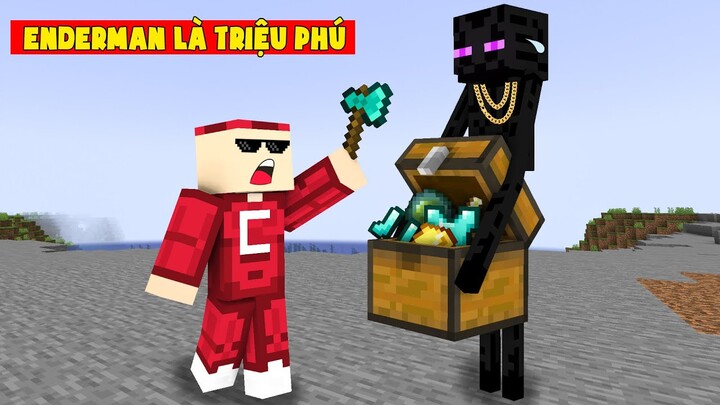 Minecraft Nhưng Enderman Là Triệu Phú