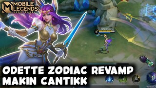 MAKIN HD DAN CANTIK 😍 SKIN ODETTE ZODIAC REVAMP | MOBILE LEGENDS BANG BANG