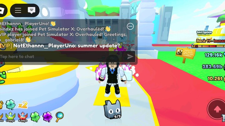 Pet Simulator X: Overhauled [Summer Update Part 1] Gameplay