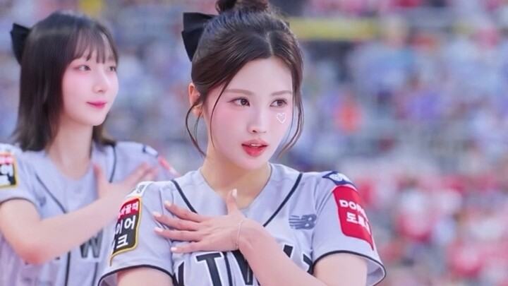 Cheerleader with a sweet smile