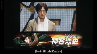 (Voice actor)Diễn viên lồng tiếng Levi