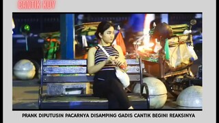 Begini reaksi cewe cantiknya