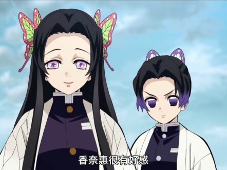 鬼灭之刃里的香奈乎被虫蛙指定为继子