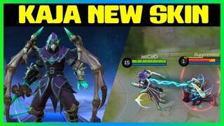 NEW SKIN KAJA HORROR WHIPLASH + SKIN COMPARISON 🟢 MLBB