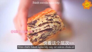 Món bánh socola ngàn lớp và pudding caramel 😶‍🌫️