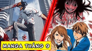 THÁNG 9 ĐỌC TRUYỆN GÌ!!! Trò Chơi Tìm Xác. Chainsaw Man. MXO Học Viện Phép Thuật. 21 Eye Shield