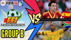 FIFA 14: FFI World Cup | Spain VS South Africa (Group B)