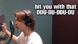 Straykids God's ddu-ddu-ddu recording