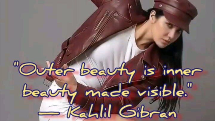 "Outer beauty is inner beauty made visible." — Kahlil Gibran