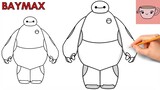 How To Draw Baymax | Big Hero 6 | Easy Cute Step By Step Drawing Tutorial