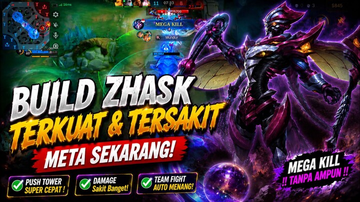 👉 BUILD ZHASK TERKUAT & TERSAKIT! AUTO MEGA KILL. MLBB