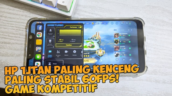 Mobile Legends Rata Kanan 60FPS HP 1Jutaan Gada Lawan! Performa Kenceng Stabil - Poco F1