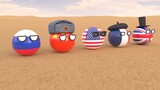 Episode 17 The Adventures of the Undying Balls in the Desert in Another World [Polandball Series Ani
