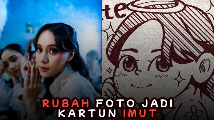 CEWEK SATU INI DIGAMBARIN JADI KARTUN