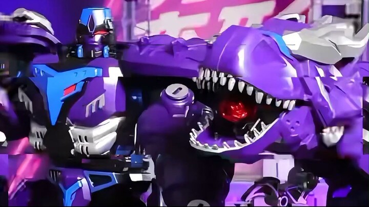 LJ Tyrannosaurus warrior，Purple dinosaur mecha style！