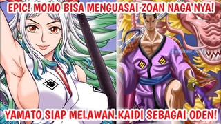 TAMBAHAN SPOILER OP 1008 - NGERI! MOMO Bisa Menguasai Wujud NAGA Nya, YAMATO Bersiap Melawan KAIDO!