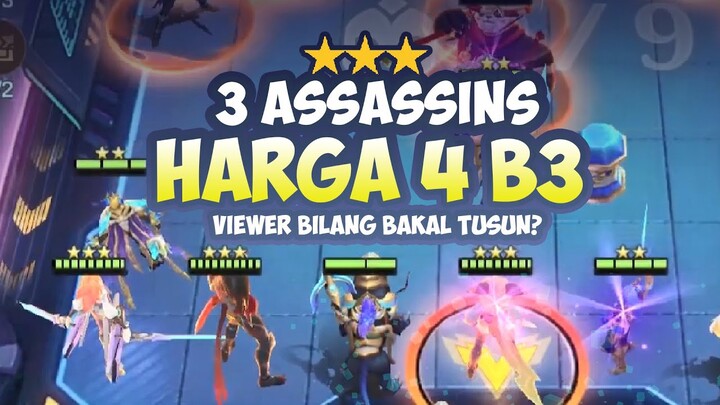 BOCIL BILANG BAKAL TUSUN! LANGSUNG KASIH PAHAM TIGA ASSASSINS B3 HARGA 4!! 6 ASSASSINS 6 ASTRO!