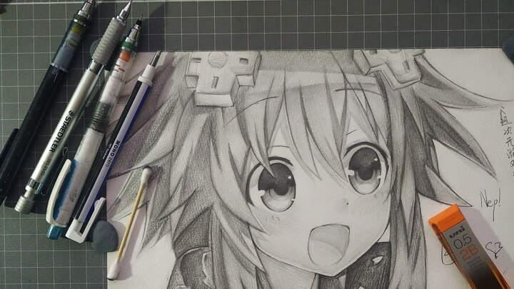 [Must-Watch Pro Tips for Learning Anime Pencil Drawing!] Episode 3: Learn how to color hair beautifu