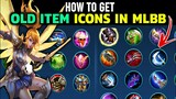 HOW TO GET OLD ITEMS ICON IN MOBILE LEGENDS || ML ITEMS ICON SCRIPT || SAJID CH